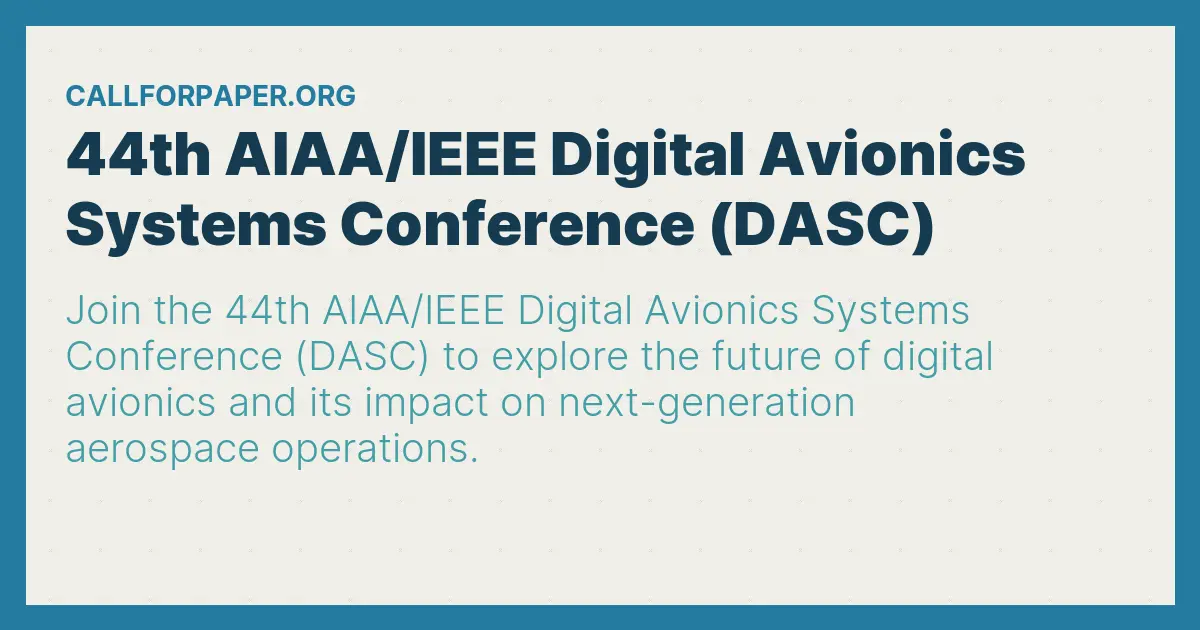 Digital Avionics Systems Conference